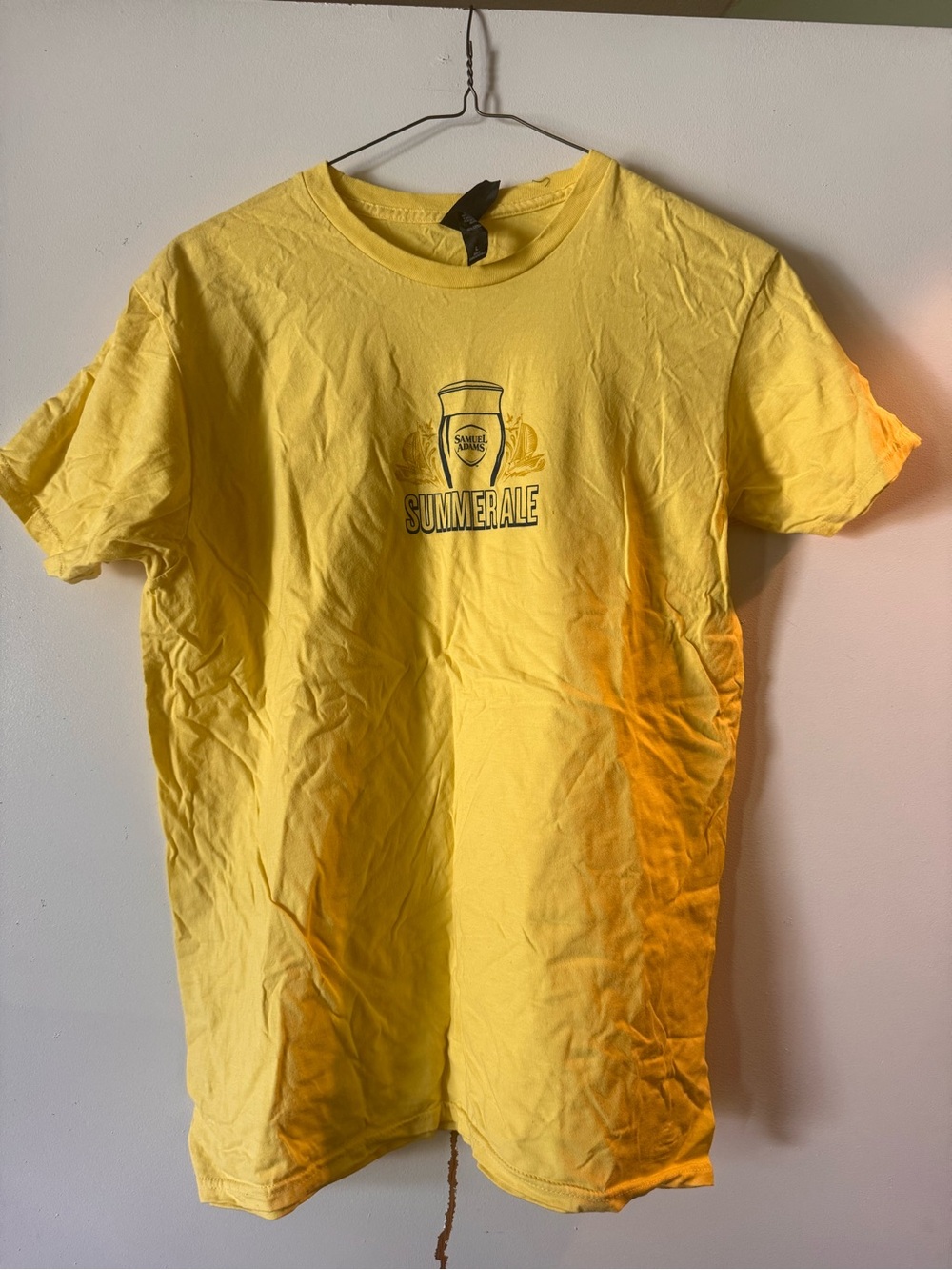 Yellow Graphic Samuel Adam’s T-Shirt